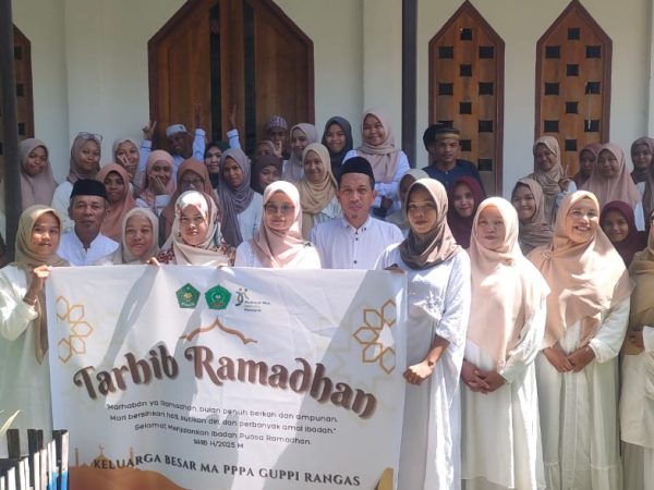 Keluarga Besar MI, MTs, dan MA PPPA Guppi Rangas Gelar Tarhib Ramadan 1446 H