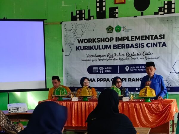 Ketua Yayasan pendidikan GUPPI Majene Hadiri Workshop KBC di MA MTS PPPA GUPPI RANGAS